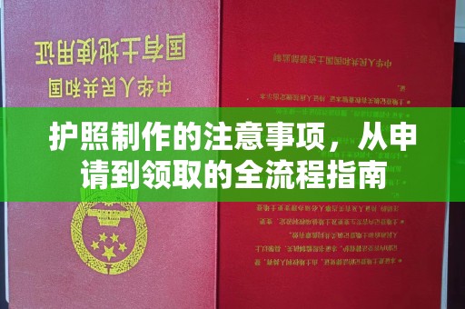余庆护照制作的注意事项，从申请到领取的全流程指南
